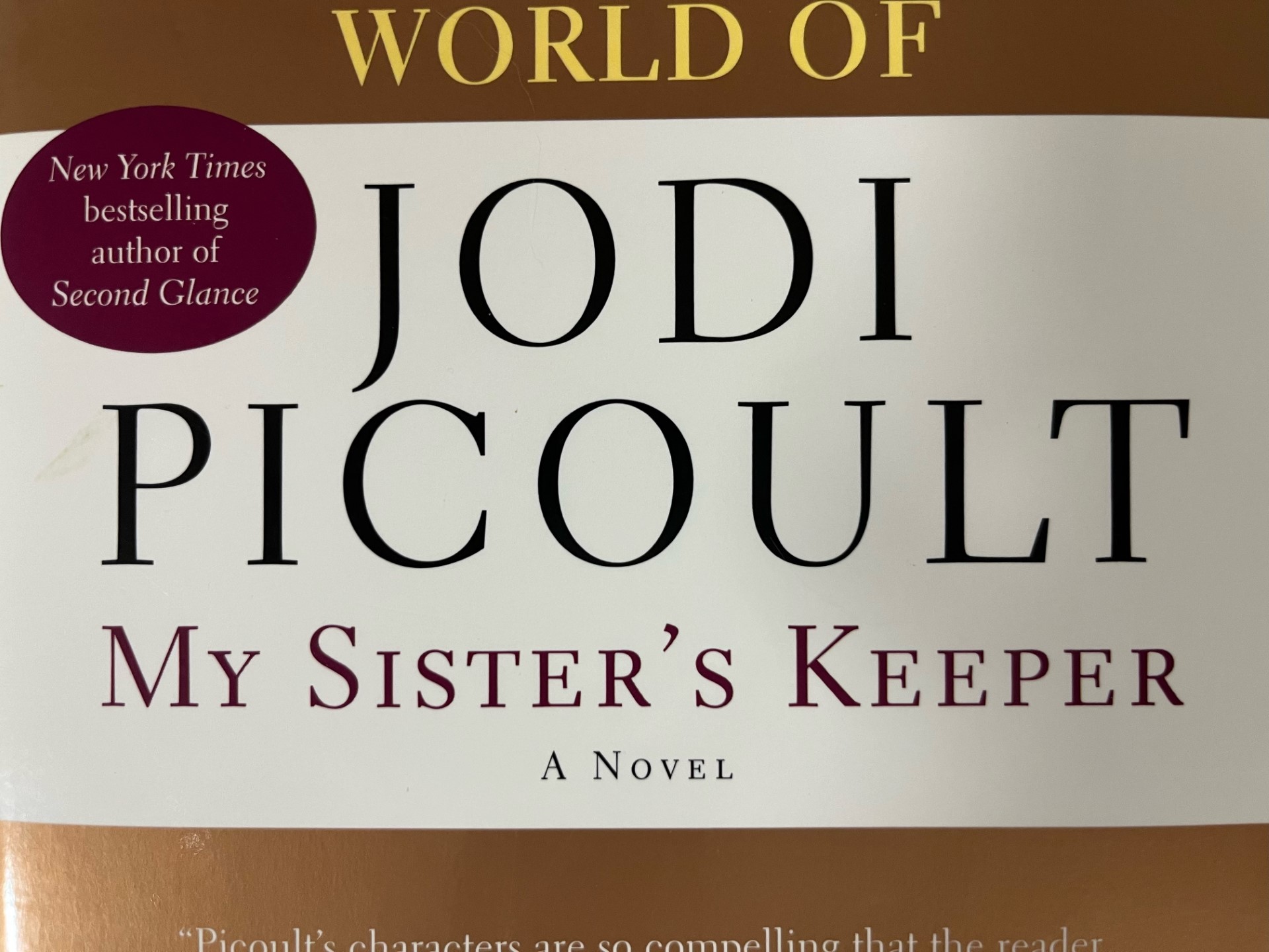 The Soul Reader: My Sister’s Keeper